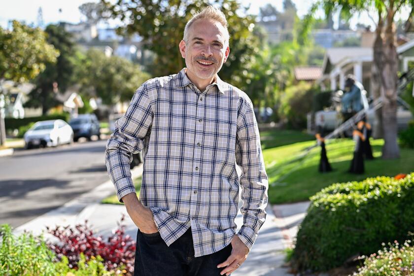 GLENDALE, CA - OCTOBER 11, 2024: Michael Schneider founded the Great Los Angeles Walk in 2006. The walk leads hundreds of Angelenos along the full length of an iconic boulevard each year. The 19th edition of the Great Los Angeles Walk returns on Saturday, November 23, 2024. (Robert Hanashiro / For The Times)