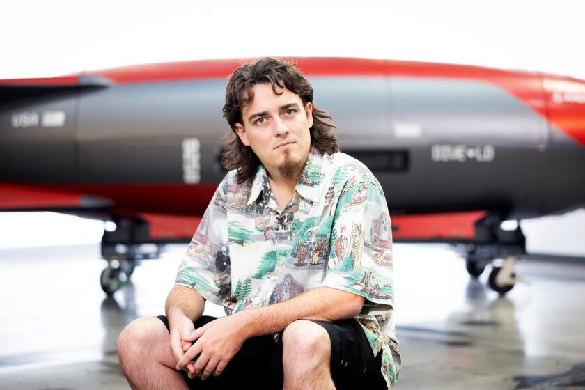 COSTA MESA-CA-SEPTEMBER 20, 2023: Palmer Luckey is photographed at Anduril Industries in Costa Mesa on September 20, 2023. DO NOT PUBLISH. FOR THE POWER LIST PROJECT ONLY. (Christina House / Los Angeles Times)