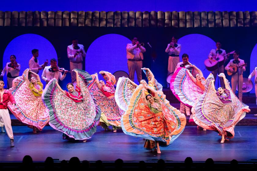 Ballet Folklórico de Los Ángeles perform in "Nochebuena: A Christmas Spectacular" at The Soraya.