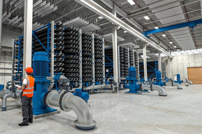 DIGITAL RENDERING of the interior of the AWPF Process area at the Donald C. Tillman Water Reclamation Plant.